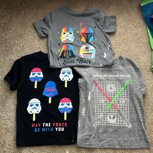 Lot of 3 Star Wars shirts XS (5)